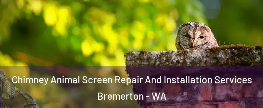  Chimney Animal Screen Repair And Installation Services Bremerton - WA