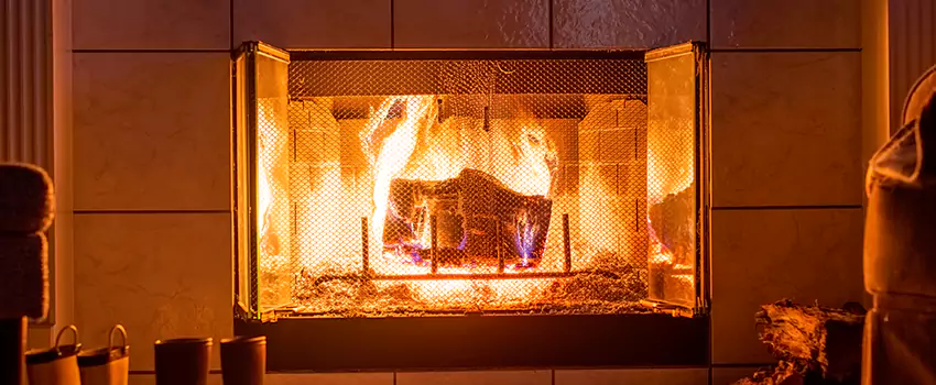 Mendota Hearth Landscape Fireplace Installation in Bremerton, Washington