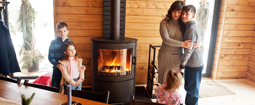 Morso Cast Iron Fireplace Insert Installation in Bremerton, Washington