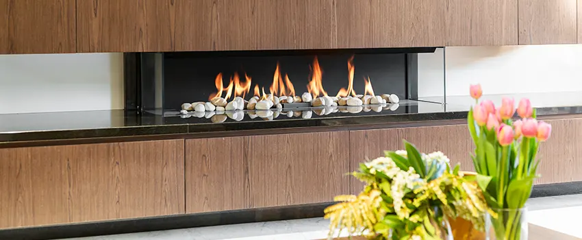 Double-height Fireplace Design Refurbishment in Bremerton, Washington